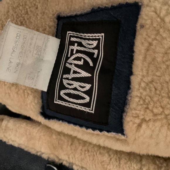 Vintage Authentic Leather Shearling Coat - Picture 10 of 16